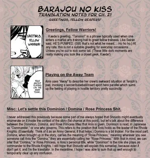 Barajou no Kiss Chapter 21 41